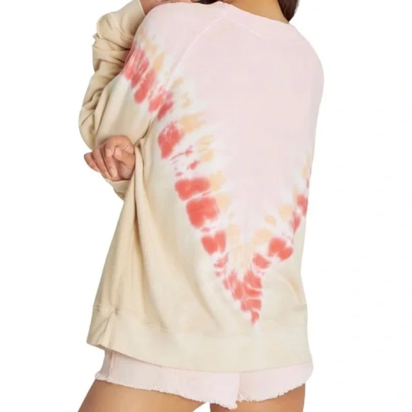 NWT WILDFOX GRAPEFRUIT SOMMERS INTENTIONALLY DISTRESSED SWEATSHIRT SZ SMALL - Picture 7 of 14